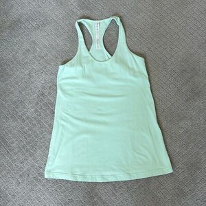 Lululemon mint green tank top
